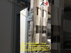 Linea di produzione di tessuti per portafogli PLC HMI completamente automatica da 100 sacchetti/min