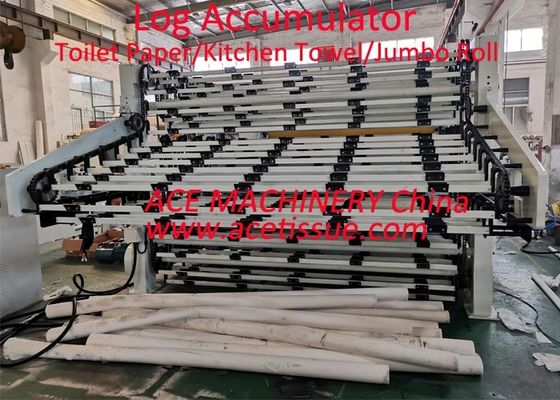 Accumulatore completamente automatico ad alta velocità del ceppo per stoccaggio non tessuto del ceppo del rotolo 100