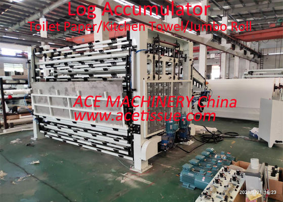 Accumulatore completamente automatico del ceppo per il diametro di carta igienico 150mm del rotolo