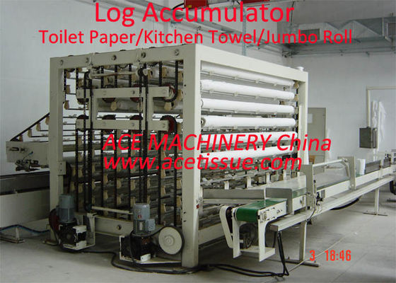 Accumulatore industriale automatico del ceppo del rotolo per il diametro 250mm del tessuto del rotolo della mano