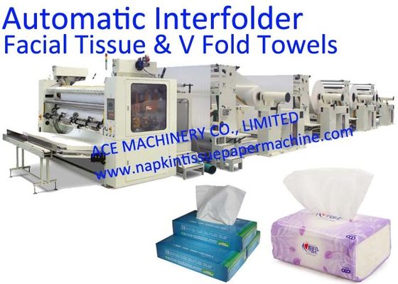 Macchina automatica piena del fazzoletto per il trucco di Interfolder con ultima tecnologia