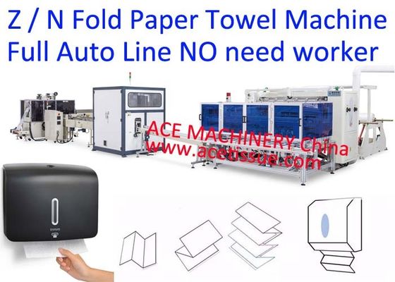 La N piega il produttore For Auto Transfer della macchina dell'asciugamano di carta alla sega del ceppo dell'asciugamano